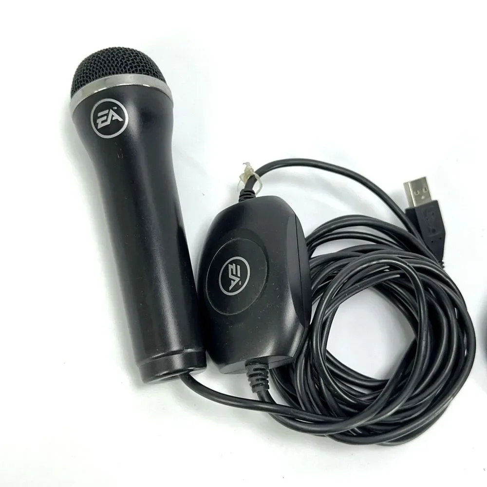 LOT of 2 Disney Interactive Studios & EA USB Microphone Mics Ps3 Xbox 360 PC
